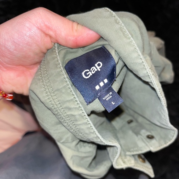 army green field jackett, pink lining. - Picture 6 of 6